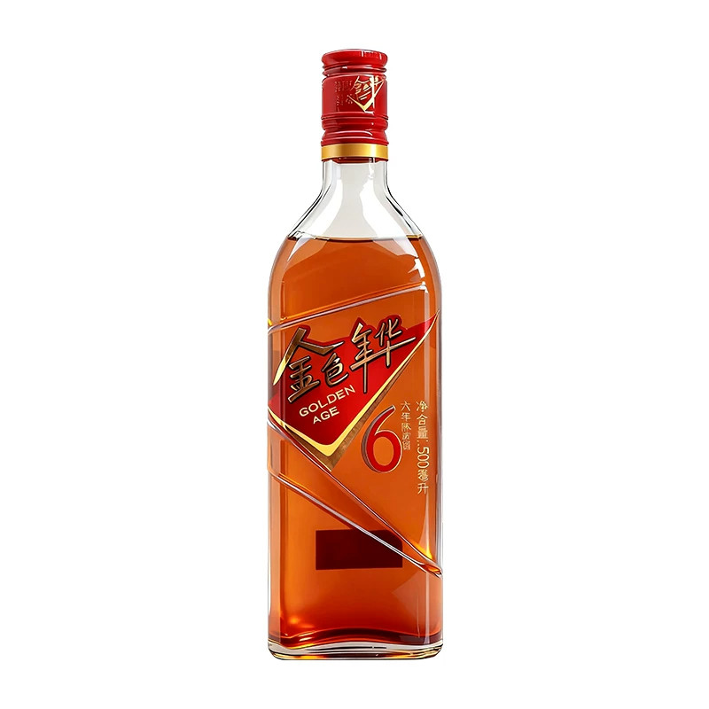 上海老酒金色年华六年陈500ml*6