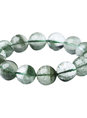 天然水晶巴西绿幽灵手