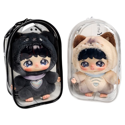 反深代词专属仓包娃包周深适用于泡泡玛特联名款娃娃高透保护壳套