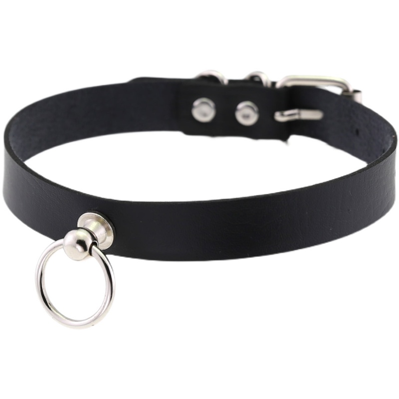 电锯人蕾塞项圈cosplay动漫项链黑色锁骨链原宿简约choker颈带