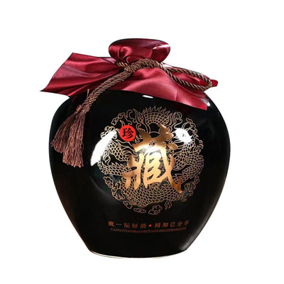 厨斯达复古陶瓷密封酒瓶酒罐酒缸