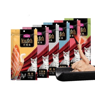 麦富迪猫条亲嘴鱼鸡肉磷虾营养补水湿粮包平价小猫条猫咪零食20支