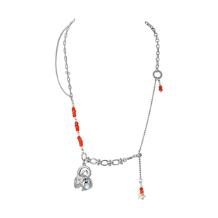 新款白羊座流苏项链女精致小众设计感时尚锁骨链简约风日韩颈链