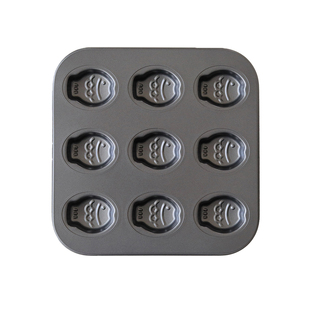 FL日本cotta可爱鱼形9连烤盘玛德琳南雪吐司黄油年糕蛋糕烘焙模具