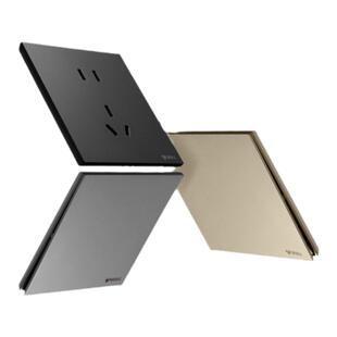 公牛开关插座面板g57g56超薄蝶翼家用暗装呼叫开关官网旗舰