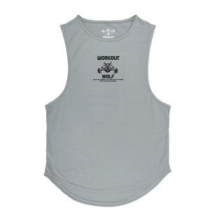 撸铁狼工字健身背心男款篮球运动服宽松速干衣无袖T恤坎肩跑步夏