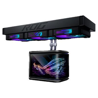 华硕龙王4代360ARGB曲面屏水冷