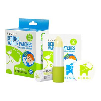 BEGGI儿童鼻塞舒缓专用通鼻膏&贴