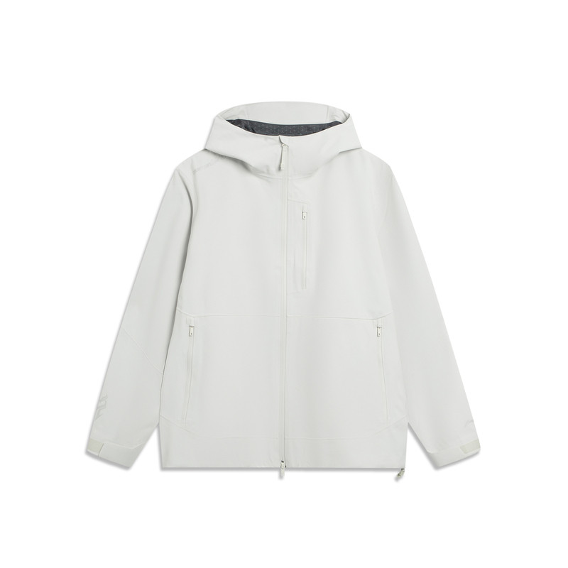 李宁户外CF溯丨万龙甲冲锋衣女单层防风硬壳夹克外套男徒步运动服