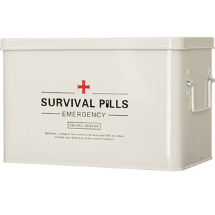 述物家庭医药箱家用小药箱多层特大号大容量整理急救箱收纳医疗箱