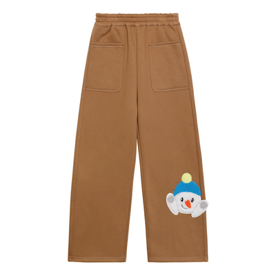 【哈喽雪人】加绒长裤女童秋冬