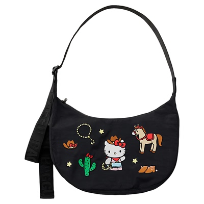 日系卡通猫咪刺绣单肩斜跨腋下包