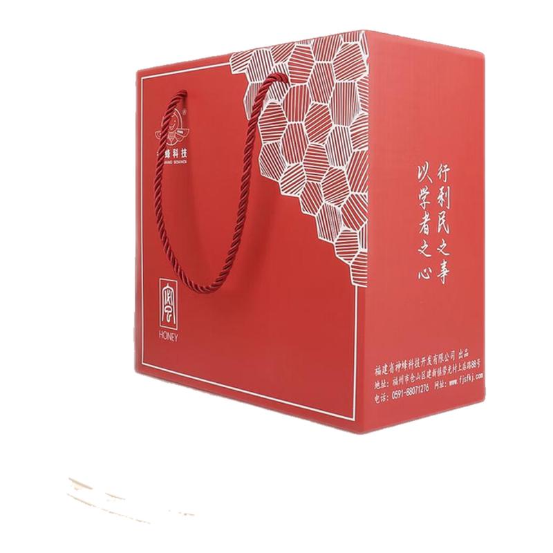 神蜂科技农大1000g蜂蜜红色礼盒