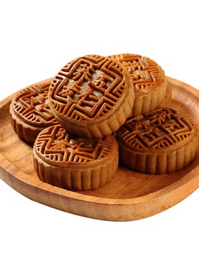 荞麦五仁月饼传统老式无蔗糖