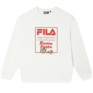 【杨幂同款】FILA斐乐龘龘龙情侣套头卫衣2026春新款男女运动上衣
