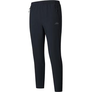 鸿星尔克加绒运动裤女裤冬季新款女士直筒长裤女款防风软壳裤子女