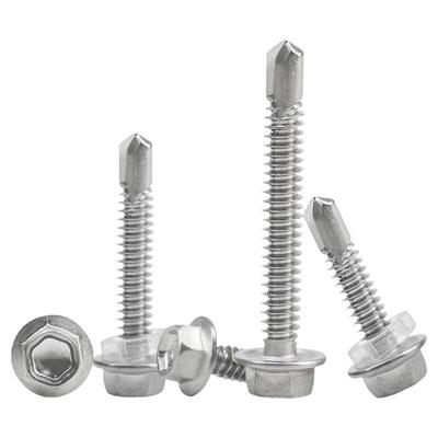 不锈钢外六角钻尾加长自攻螺丝钉