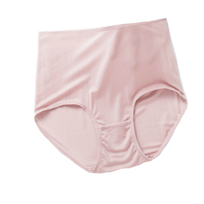 女高腰42针100%桑蚕丝三角内裤女