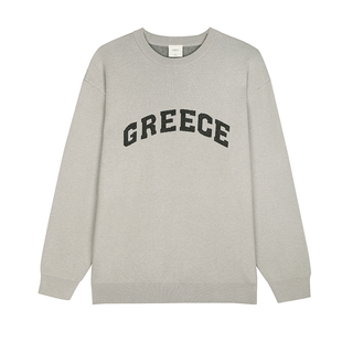 【福利清仓】美式复古内搭线衣秋冬打底针织衫上衣提花圆领毛衣男