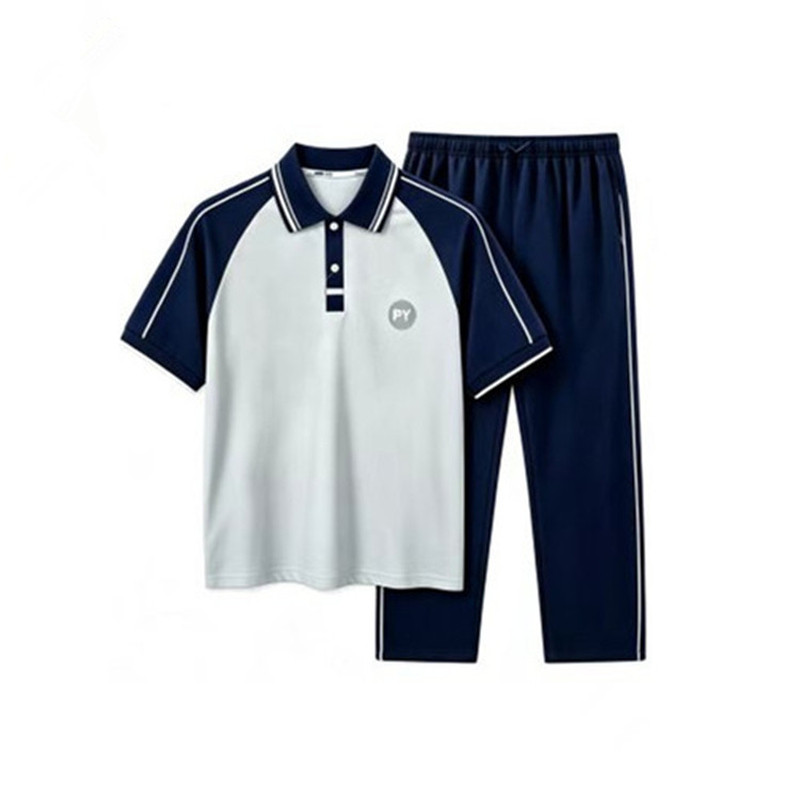 濮阳高中A款夏季班服运动套装