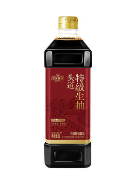 大王酱油0添加特级生抽酱油1L