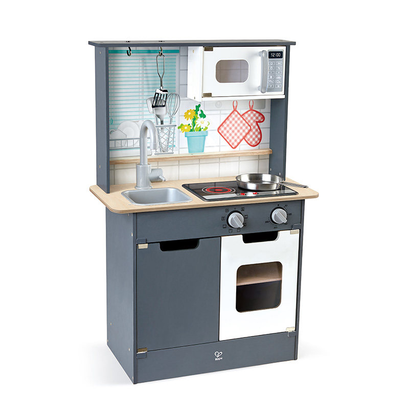 Hape超能声光模拟厨房过家家玩具