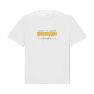 EMPORIO ARMANI/阿玛尼EA7/秋冬新款男纯棉圆领短袖印花训练服T恤