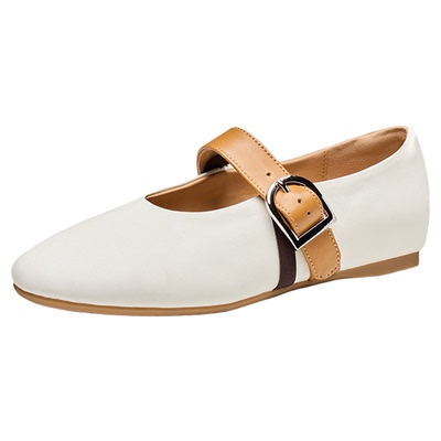 色非玛丽珍女鞋2026新款春季软底配裙子浅口单鞋法式小香风女鞋子