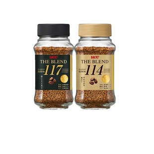 悠诗诗ucc黑咖啡117/114系列瓶装70g*1瓶冻干速溶咖啡