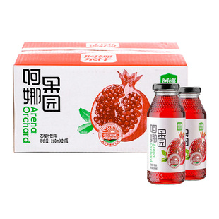 新疆特产阿娜尔汗果园果汁饮料石榴黑加仑桑葚哈密瓜胡萝卜桃杏汁