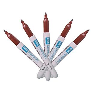 geemarker深棕色咖啡色油性记号笔 褐色涂色笔油漆笔防水打点标记笔brown permanent marker