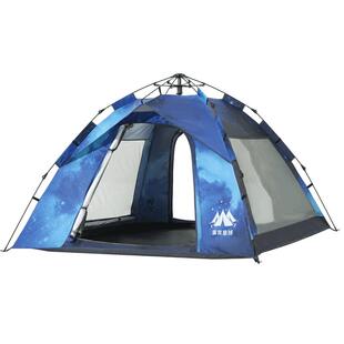 骆驼“云沙”帐篷两门两窗全自动帐便携露营装备过夜防雨遮阳防晒