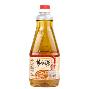 美味源香麻油900ml潮汕砂锅粥粤菜芝麻油火锅香麻调味油凉拌商用