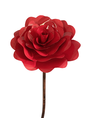 花朵户外雕塑金属铁艺装饰摆件