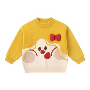 嘟嘟家男童毛衣冬季儿童毛线衣女童针织打底宝宝冬装小孩衣服童装