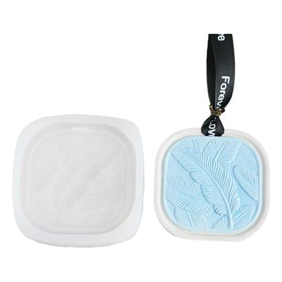 树叶香薰蜡牌石膏硅胶模具材料包