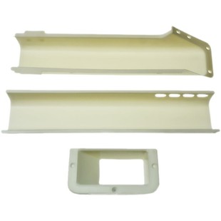 700拷边机下料垃圾斗工业缝纫机配件747锁边包缝机加厚塑料废料槽