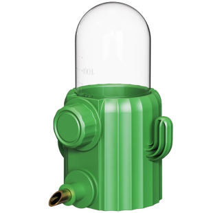 鹦鹉小鸟饮水器自动喂水撞针水壶鸟用悬挂喂食器防溅喝水器喂水器