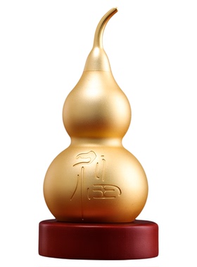 福葫芦摆件办公室招财客厅玄关电视柜酒柜装饰品公司开业乔迁礼品