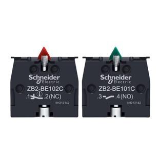 原装施耐德按钮开关一常开ZB2BE101C触点模块ZB2BE102C一常闭附件