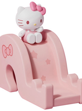 hellokitty正版手机支架库洛米滑滑梯手机架防摔创意大耳狗可爱卡通床头支撑架桌面多功能支架美乐蒂