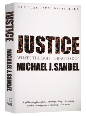 公正 做哪些事是正确 英文原版 Justice What's the Right Thing to Do 如何做是好 迈克尔桑德尔公开课 罗辑思维书单 进口英语书