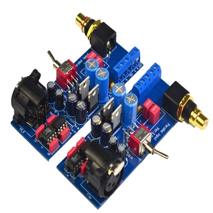 SSM2141平衡XLR信号转非平衡RCA单端 功放板机HI改装 成品板1对价