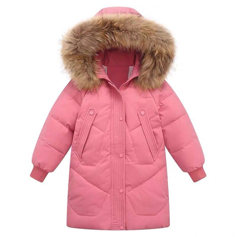 中长款儿童羽绒服加厚女童