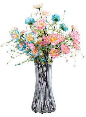轻奢高档仿真花杜鹃花艺摆设