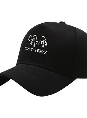 始祖猫棒球帽休闲情侣鸭舌帽