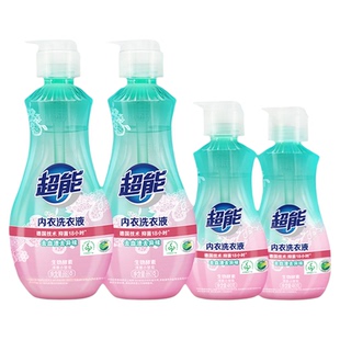 超能内衣内裤清洗液去血渍婴幼儿衣物男女士内衣洗衣液480g抑菌