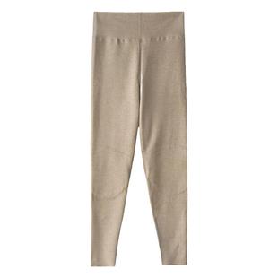 桑蚕丝德绒高腰保暖裤女士秋冬季发热无痕打底裤护腰护膝修身秋裤