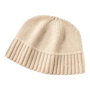 秋冬季100%纯羊绒帽子女士加厚保暖时尚针织毛线渔夫帽包头护耳帽