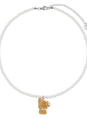 AWEPooh噗噗同款萌趣小狗项链